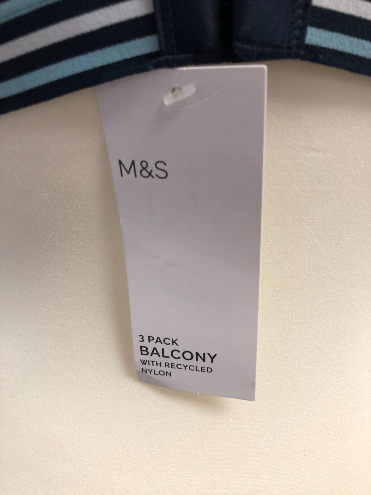 M&S Navy Underwired 36B Bra Brand New With Tag image 5