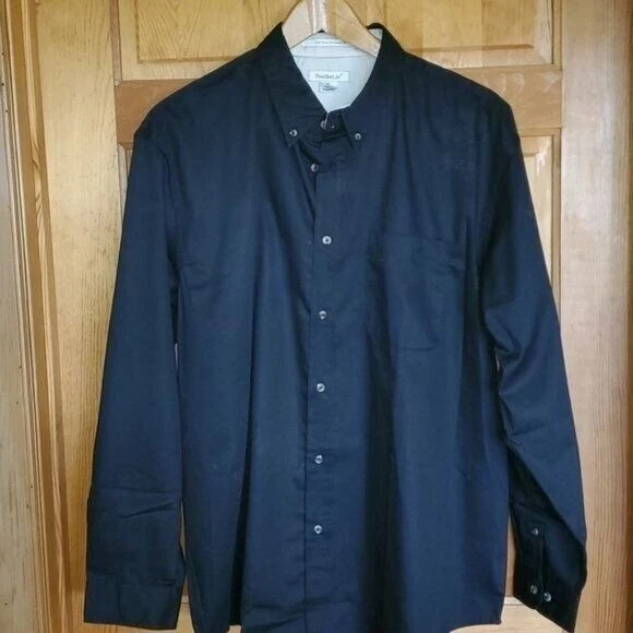 Featherlite Fine Stain Resistant Twill Dupont Teflon Button Down Sz XL Shirt - Image 2 of 4