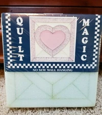 Quilt Magic Mini #506 Mini Heart No Sew Wall Hanging Kit No Fabric