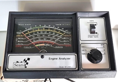 Sears Engine Analyzer Model 2161 (28-2161) 12 Volt Ignition 4~6~8 Cylinders USA