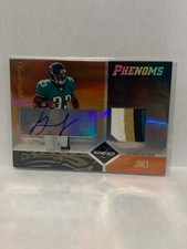 2004 Leaf Limited Phenoms #'d/25 Jersey Autograph - GREG JONES (4-color patch)