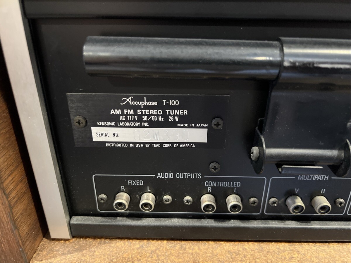 Accuphase T-100 ラジオチューナー ACCUPHASE T-100 TUNER | eBay