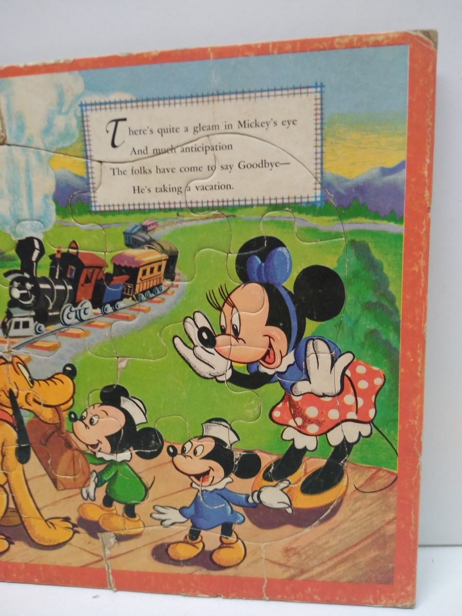 MICKEY MOUSE ★ ヴィンテージ　パズル　ウォルトディズニー MICKEY MOUSE ☆ ヴィンテージ パズル ウォルトディズニー