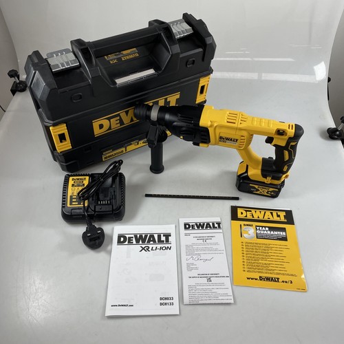DEWALT 18V SDS Plus Rotary Hammer Drill Kit with Battery and Charger