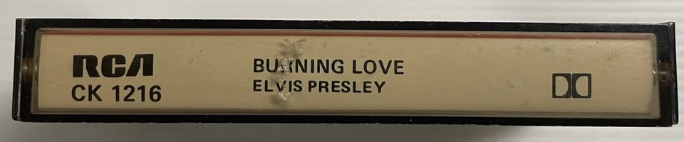 Elvis Presley Burning Love Music Cassette Tape CK 1216 RCA Records 1972 - Image 3 of 4