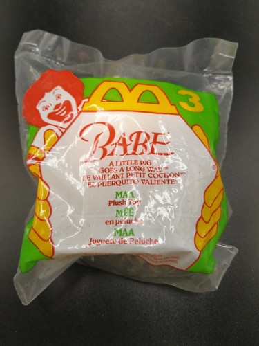 McDonald's 1995 Babe Plush Lot 4 of 7 Happy Meal Toys New Sealed - Picture 4 of 9