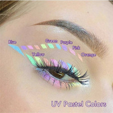 UV Pastel Fluorescent Glow Eyeshadow Face Paint Body Pigment Festival Eye Makeup