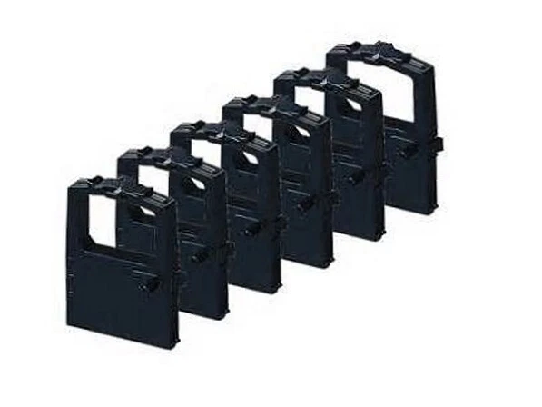 6 Pack Oki 52104001 Microline 320 Seamless Turbo Black Ribbon Compatible - Image 2 of 4