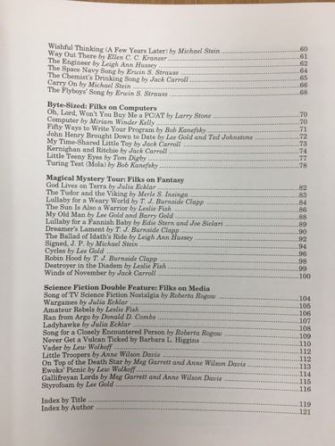 The NESFA Hymnal, Volume 2, Second Edition 1997, Filk Songbook - Picture 5 of 6
