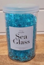 Verre de mer par Jamali Garden 1,75 lbs décor multi usages. Verre acrylique bleu pcs-110