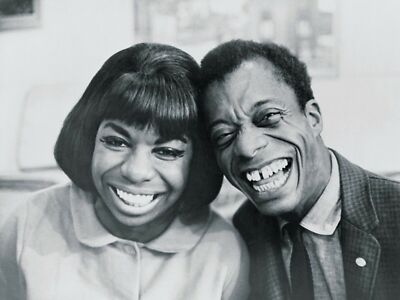 NINA SIMONE JAMES BALDWIN Wall Print Photo Poster Guitar Jazz Singer Blues