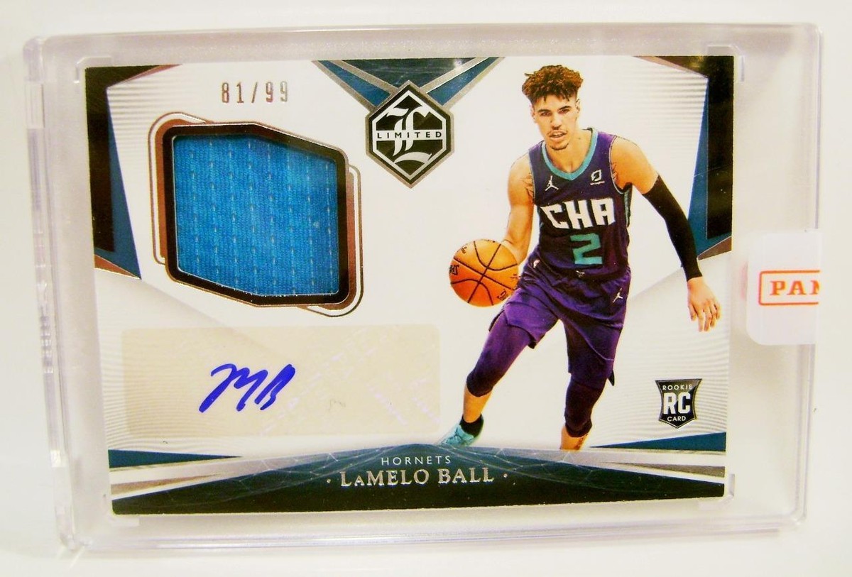 LAMELO BALL RC #81 /99 AUTO RPA LIMITED PANINI CHRONICLES LAMELO BALL RC #81 /99 AUTO RPA LIMITED PANINI CHRONICLES