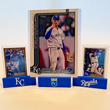 MLB Kansas City Royals Sports Card Stand Display Fits Graded & Ungraded Cards