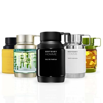 Odyssey Aqua, Mega, Tyrant, Homme White, Homme Black EDP 60ML (2.02 OZ)By Armaf 