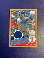 2020 Topps 1985 Baseball Relics Series 1 Gold #4 /50 Joey Gallo #85TR-JG