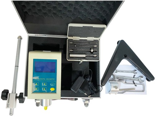 Digital Viscosity Meter Rotary Viscometer Tester Meter with Temp Sensor 0#Rotor - Picture 4 of 18