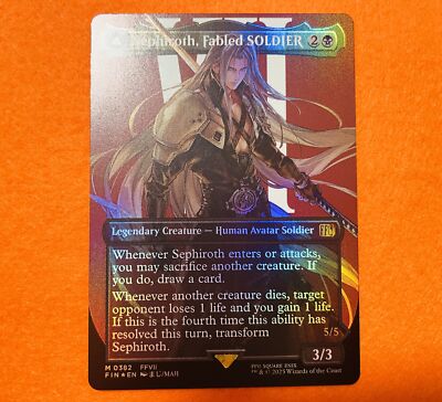Sephiroth, Fabled SOLDIER foil ホイル Sephiroth, Fabled SOLDIER // Sephiroth, One-Winged Angel