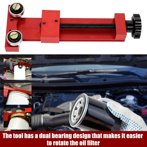 Universal Adjustable Oil Filter Cutter Aluminum in Red Automotive Motor Tool AU - Picture 7 of 11