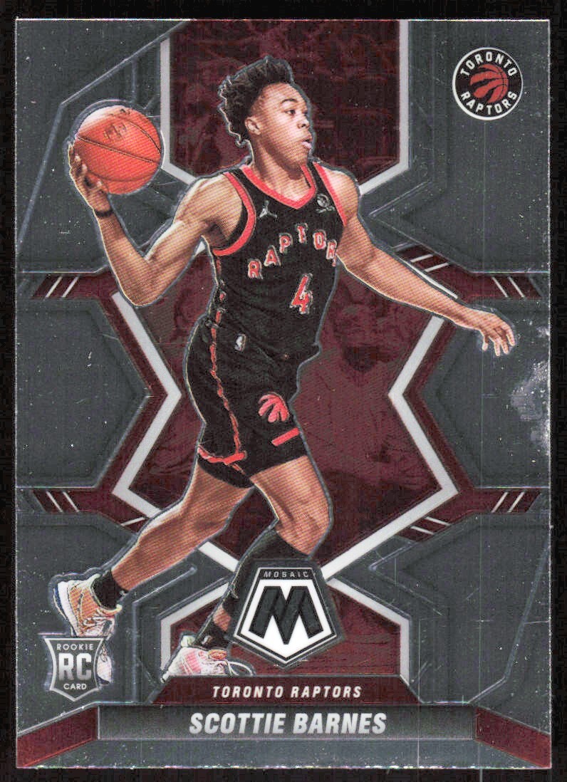 2021-22 5260A Panini Mosaic Scottie Barnes Rookie Toronto Raptors #207