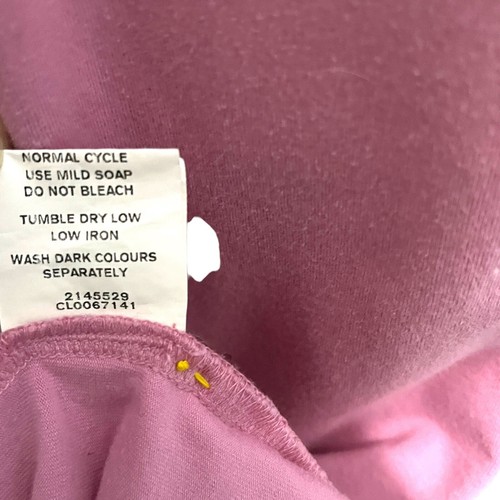 eshakti Dress Pink Yellow Women's L XL 36 Bust Cotton Spandex Fit & Flare Retro - Picture 8 of 15