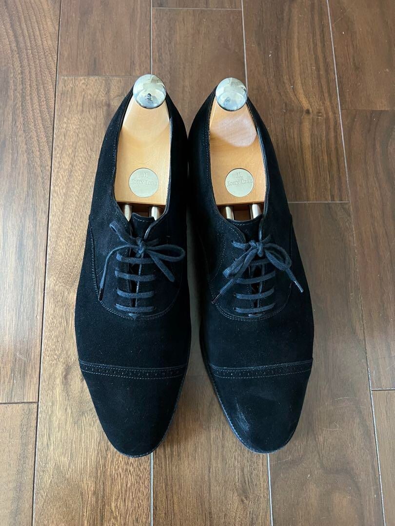 John Lobb Philip Ⅱ Cap Toe Straight Tip Oxford Shoes Black John Lobb Philip Ⅱ Cap Toe Straight Tip Oxford Shoes Black