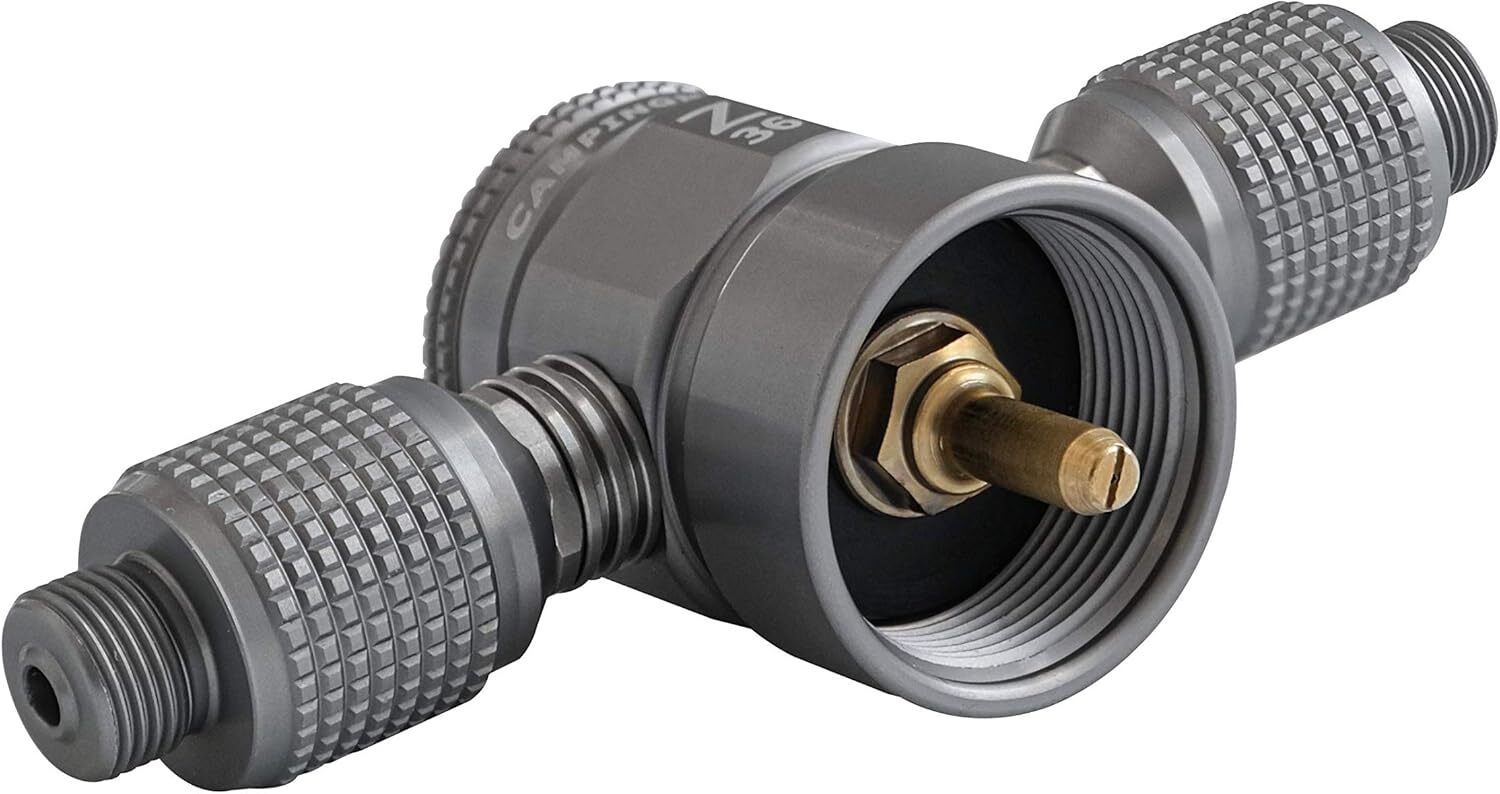 CAMPINGMOON 3 Outlet Camping Stove Adapter, Inlet: 16oz/1Lb Small ...