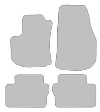 Fußmatten-Set für Opel Zafira B (2005-2015) Dura graphit