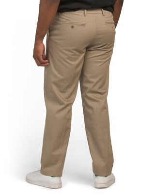 Men's DOCKERS Signature iron free Classic fit Pants beige color
