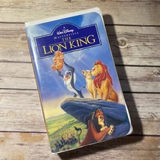 Disneys The Lion King VHS Tape Clamshell 2977 Rare Simba Nala Masterpiece Series