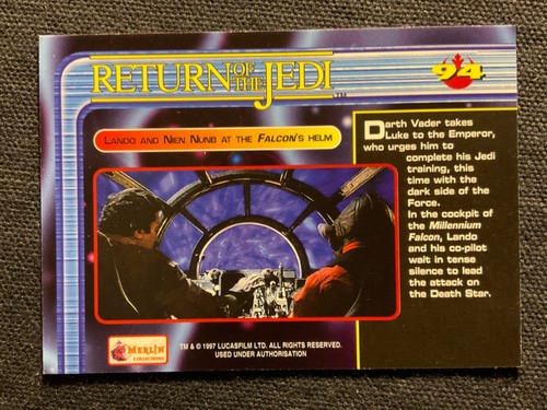 Star Wars Trilogy Special Edition 1997 Merlin Trading Cards - Singles - Picture 191 of 255