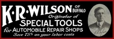 1922 Style KR Wilson Tools of Buffalo, NY NEW Metal Sign: Ships Free - 6x18"