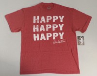 Duck Commander Men's Happy Happy Happy Short Sleeve T-shirt Red Size Large Duck Commander Men's Happy Happy Happy Short Sleeve T-shirt Red Size Large
