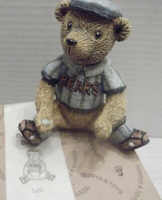 Lang & Wise Teddy & Toys Teddy's Baseball Bears Lou by Nita Showers 1st Ed 1996