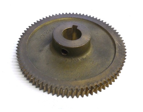UNKNOWN BRAND BRONZE WORM GEAR 0T29N-6A - 7/8" BORE 5-1/4" DIAMETER 80 TEETH