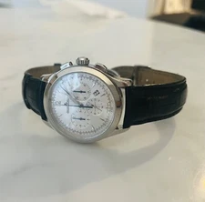 Jaeger-LeCoultre Master Chronograph Silver Men's Watch - 174.8.C1 BOX + PAPERS