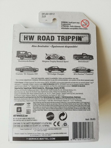Hot Wheels 69 Dodge Charger 2014 HW Road Trippin BNISP - Picture 4 of 4