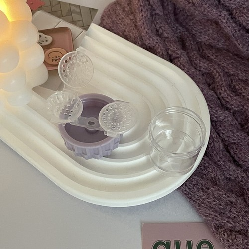 Contact Lenses Washer Practical Rotating Cleaning Portable Manual Washer Holder - Picture 6 of 17