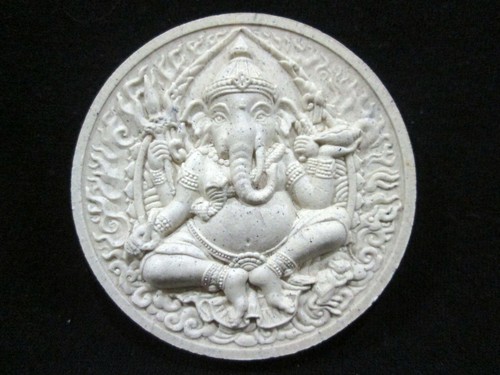 Real!Phra Pikanet Ganesh Elephant Hindu God LP OLD Thai Amulet Buddha Pendant - Picture 2 of 8