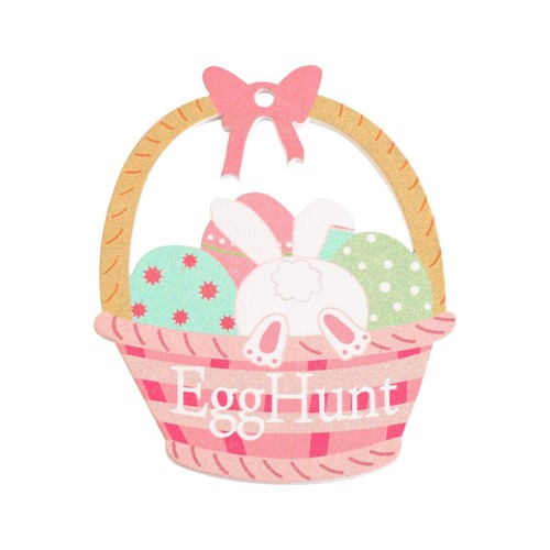 Easter Standing Table Decor Wooden Bunny Rabbit Tabletop Decoration Easter Sign - Picture 3 of 39