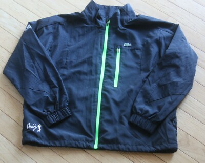 BOYS * LACOSTE * ANDY RODDICK TENNIS WINDBREAKER / TRACK JACKET ~ 10 | eBay