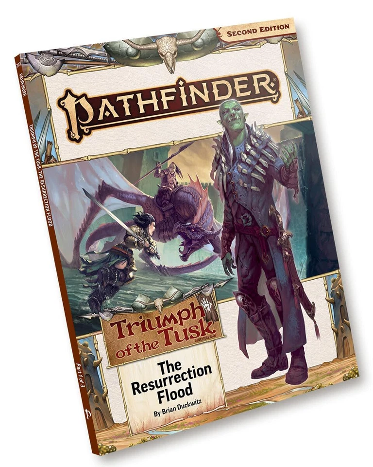 Pathfinder Adventure Path Triumph the Tusk Part 1 of 3 Resurrection Flood Book