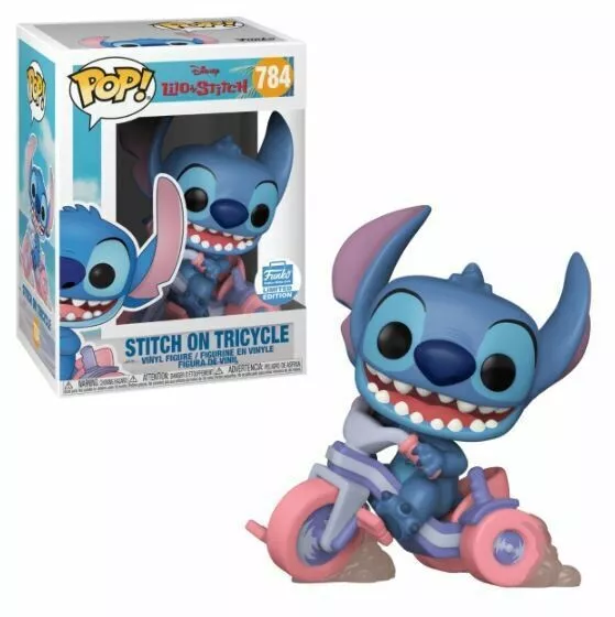 Funko Pop Stitch On Tricycle Funko Shop Exclusive Disney Lilo and Stitch  784 New