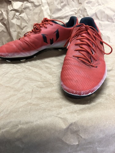 Adidas Messi 16.3 Fg Ag Botines De Fútbol Tacos Rojo Negro Al Aire Libre  Talla 7 | eBay