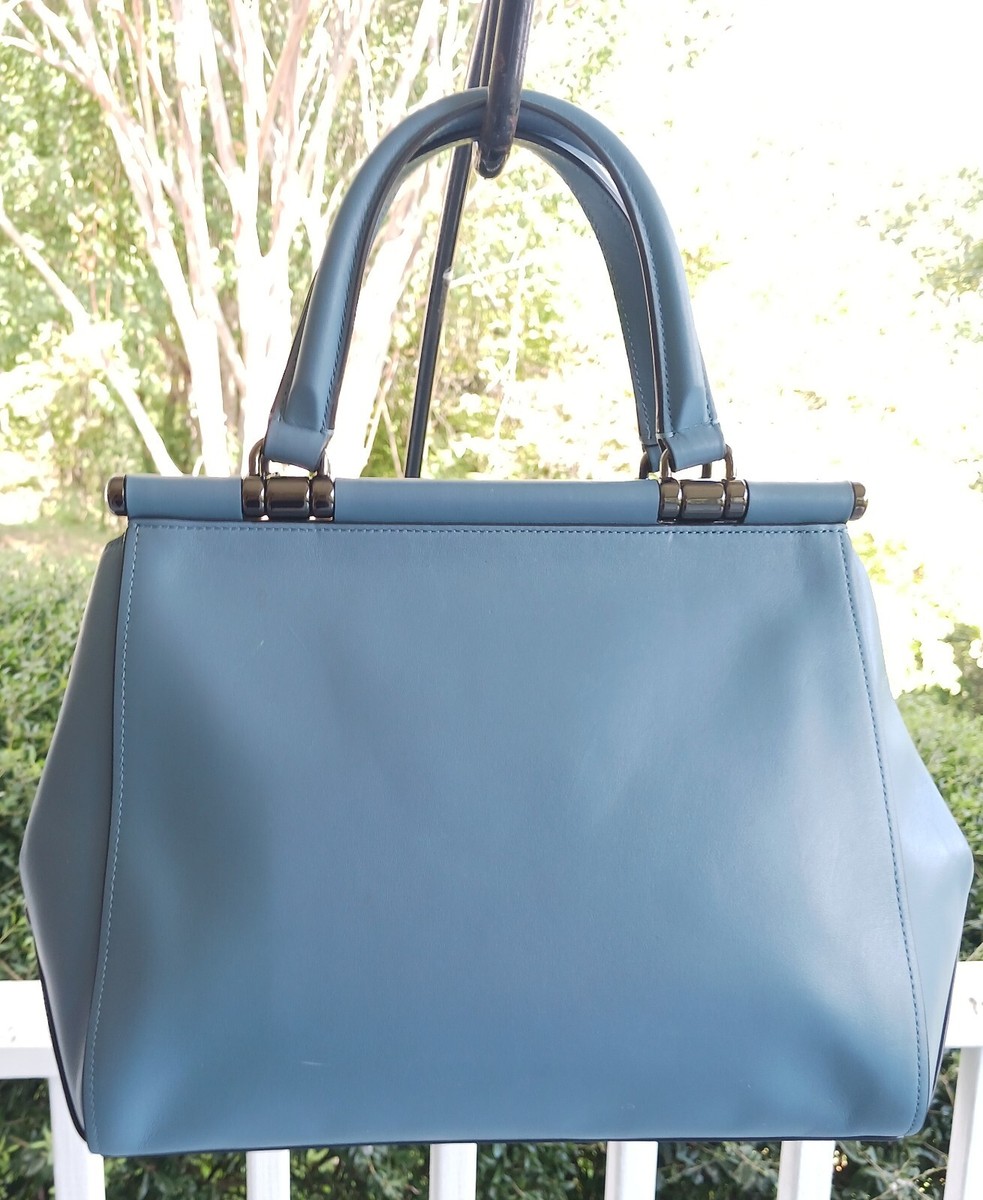 バッグ Coach 31916 MEDIUM Grace Cornflower Blue Satchel/Crossbody Bag w