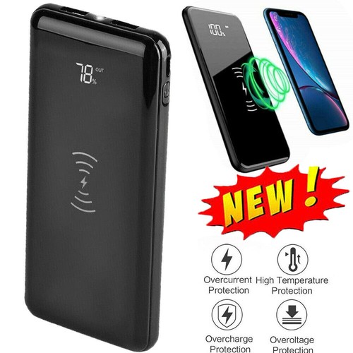 20000mAh Wireless Power Bank Fast Charging 2USB Portable Battery Charger 2025 - Picture 4 of 12