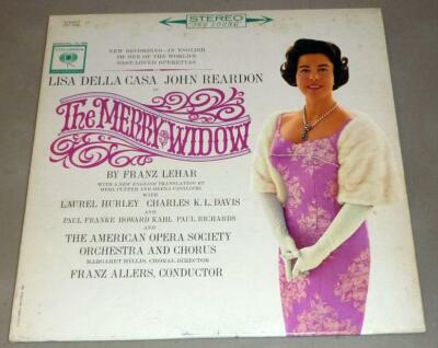 Lisa Della Casa & John Reardon LP The Merry Widow - Columbia OS-2280