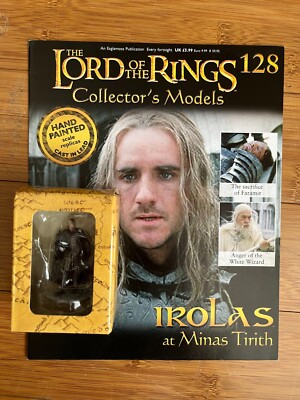 LORD OF THE RINGS COLLECTOR'S MODELS EAGLEMOSS ISSUE 128 IROLAS FIGURE +MAGAZINE