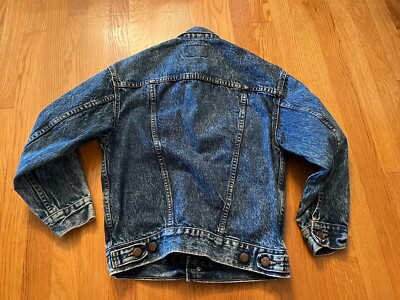 Vintage Levis 57508-1109 Womens M Acid Wash Jean Jacket Made In