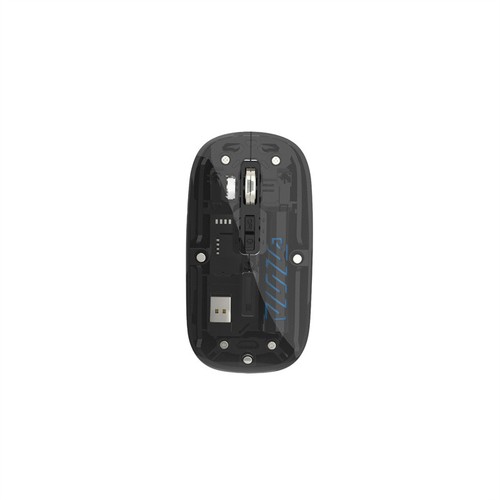 Transparent Mouse Dual Mode 2.4G Bluetooth Rechargeable Mouse Noiseless Cordless - Photo 9/20