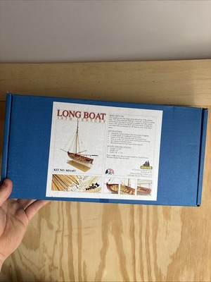 Model Shipways 2011 Long Boat 18th Century Wood Model Kit MS1457